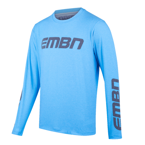 EMBN Tech T-Shirt Long Sleeve - Blue