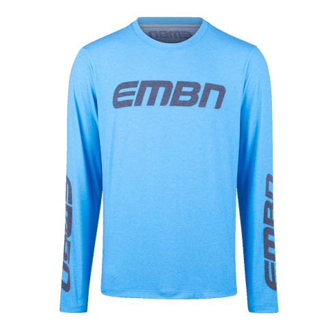 EMBN Tech T-Shirt Long Sleeve - Blue