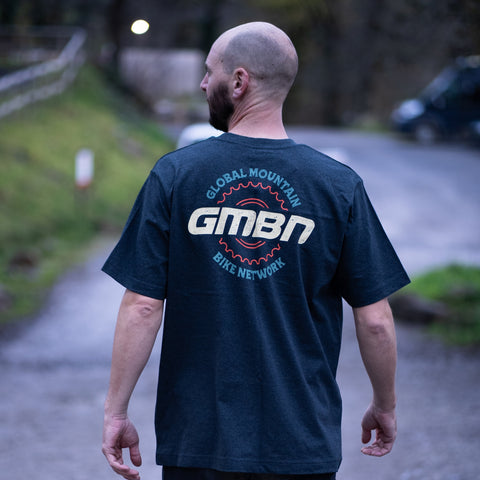 GMBN Emblem Oversized T-Shirt - Dark Heather Grey