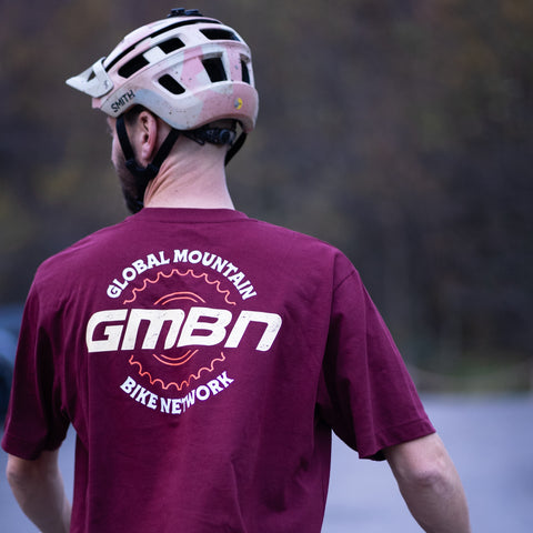 GMBN Emblem Oversized T-Shirt - Burgundy