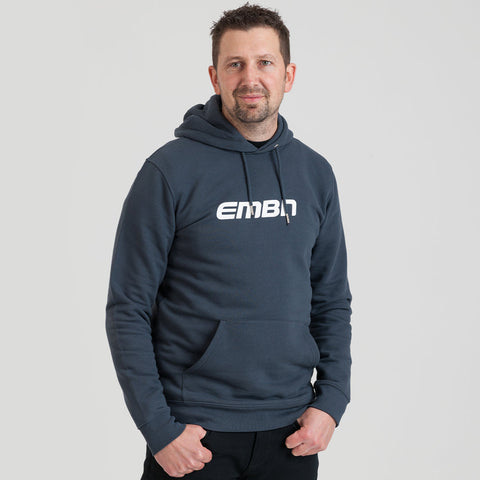 EMBN Word Logo Hoodie - Dark Grey