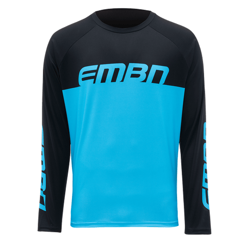 EMBN Blue & Black Long Sleeve Jersey