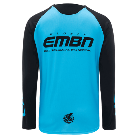 EMBN Blue & Black Long Sleeve Jersey