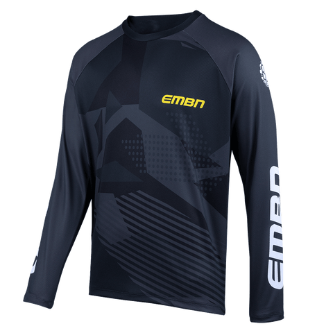 EMBN Abstract Black Long Sleeve Jersey