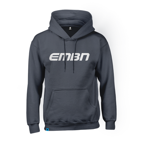 EMBN Word Logo Hoodie - Dark Grey