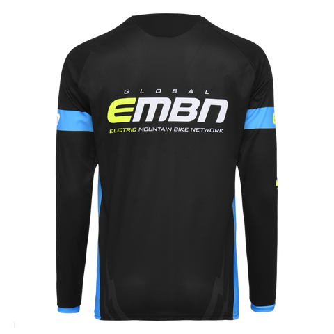 EMBN Team Jersey Long Sleeve - Black & Blue