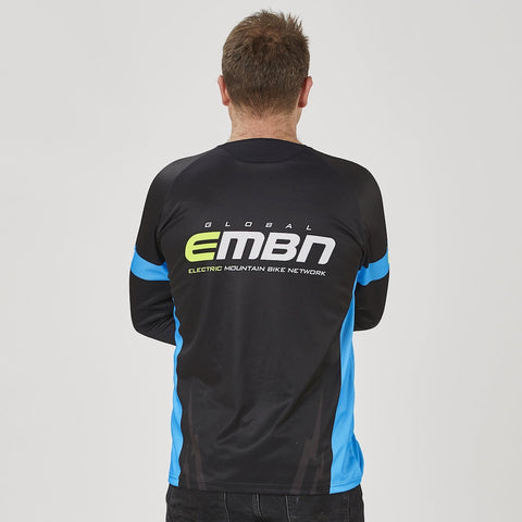 EMBN Team Jersey Long Sleeve - Black & Blue