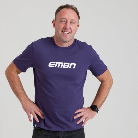 EMBN Word Logo T-Shirt - Plum