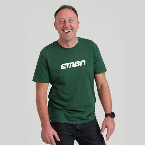 EMBN Word Logo T-Shirt - Forest Green