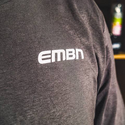 EMBN Label Charcoal Long Sleeve T-Shirt