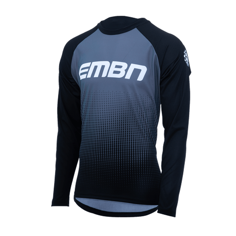 EMBN Gradient Grey Long Sleeve Jersey