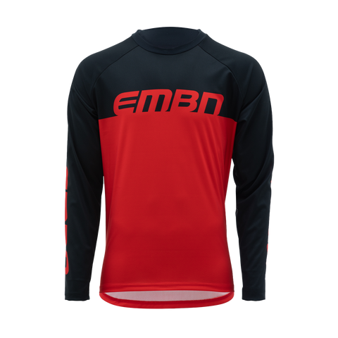 EMBN Red & Black Long Sleeve Jersey