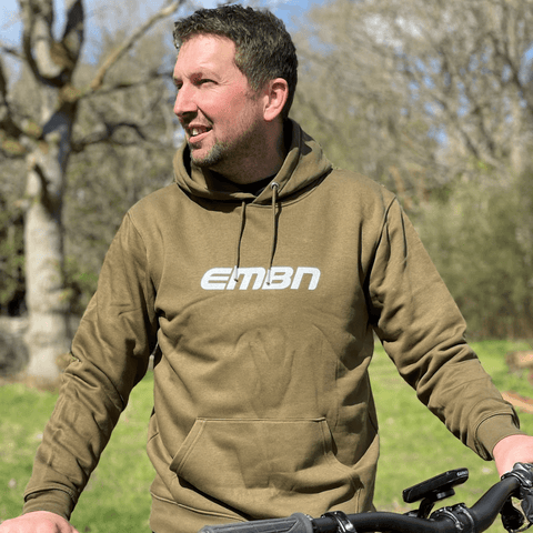 EMBN Word Logo Hoodie - Khaki