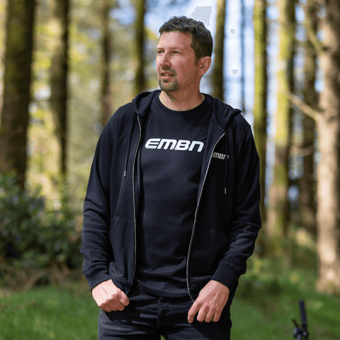 EMBN Core Black Zip Up Hoodie