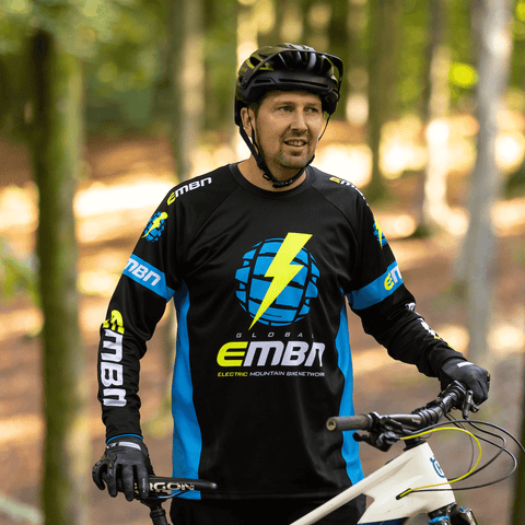 EMBN Team Jersey Long Sleeve - Black & Blue