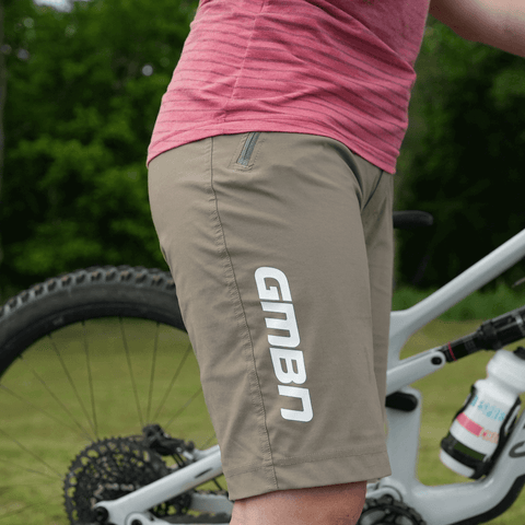 GMBN Women's MTB Team Shorts - Brown