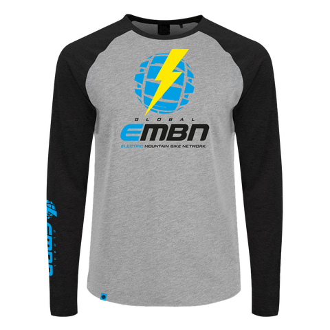 EMBN Classic T-Shirt Long Sleeve - Grey & Black