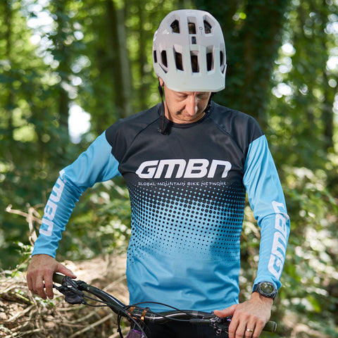 GMBN Descent Jersey Long Sleeve - Gradient Blue