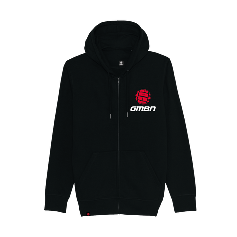 GMBN Classic Zip Up Hoodie - Black