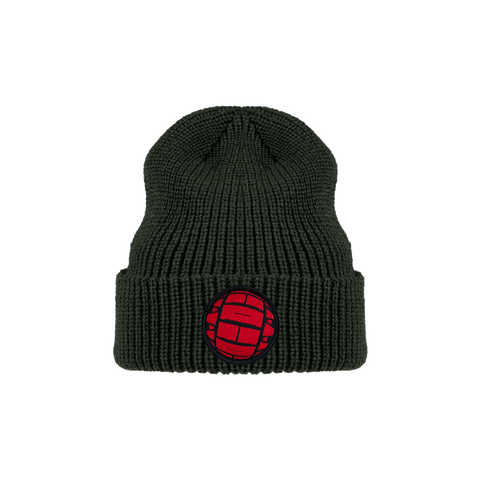 GMBN Globe Water Repellent Beanie - Khaki