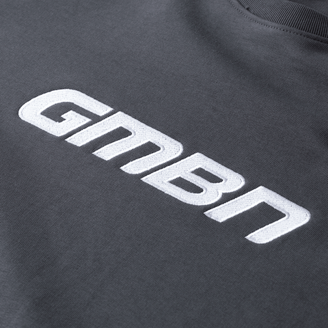 GMBN Embroidered Label Sweatshirt - Grey