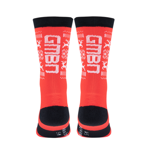 GMBN Christmas Socks - Red