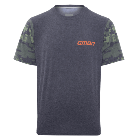 GMBN Traverse Tech T-Shirt Short Sleeve - Camo Green & Orange