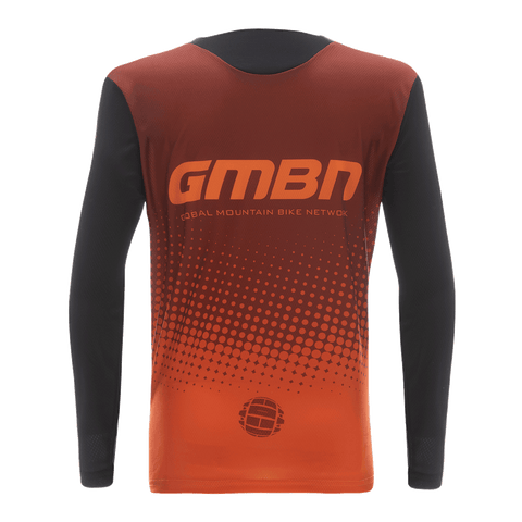 GMBN Kids Descent Jersey Long Sleeve - Gradient Orange