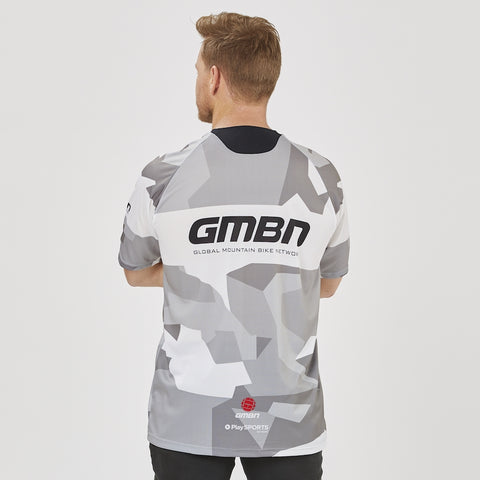 GMBN Archive Camo Jersey Short Sleeve - White & Grey