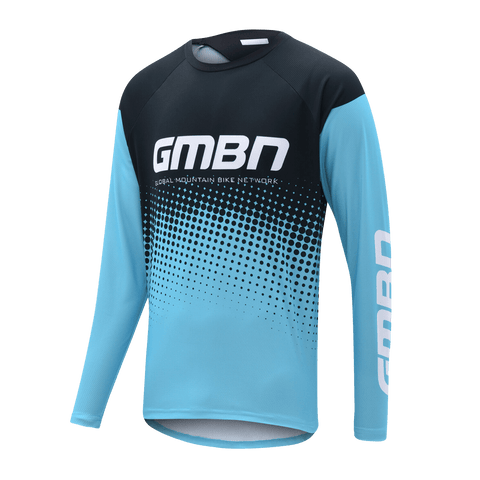 GMBN Descent Jersey Long Sleeve - Gradient Blue