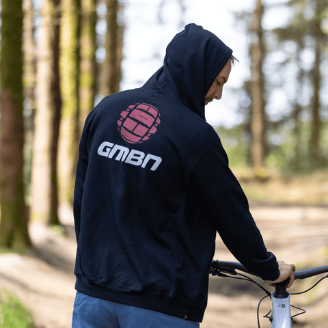 GMBN Classic Zip Up Hoodie - Black