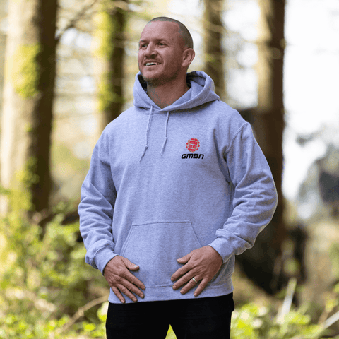 GMBN Classic Hoodie - Grey Marl