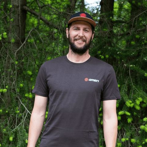 GMBN Label T-Shirt - Chocolate