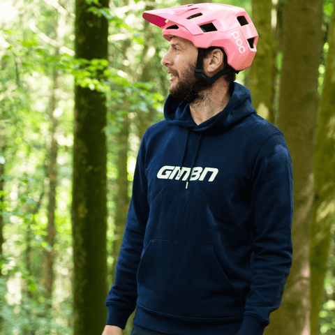 GMBN Embroidered Label Hoodie - Navy