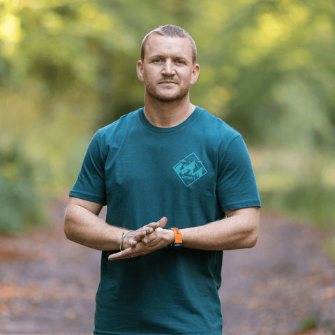GMBN Mountains T-Shirt - Glazed Green