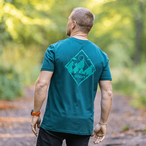 GMBN Mountains T-Shirt - Glazed Green