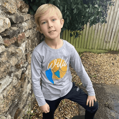 GMBN Kids Long Sleeve Wild T-Shirt