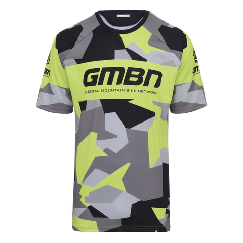 GMBN Archive Camo Jersey Short Sleeve - Green & Grey