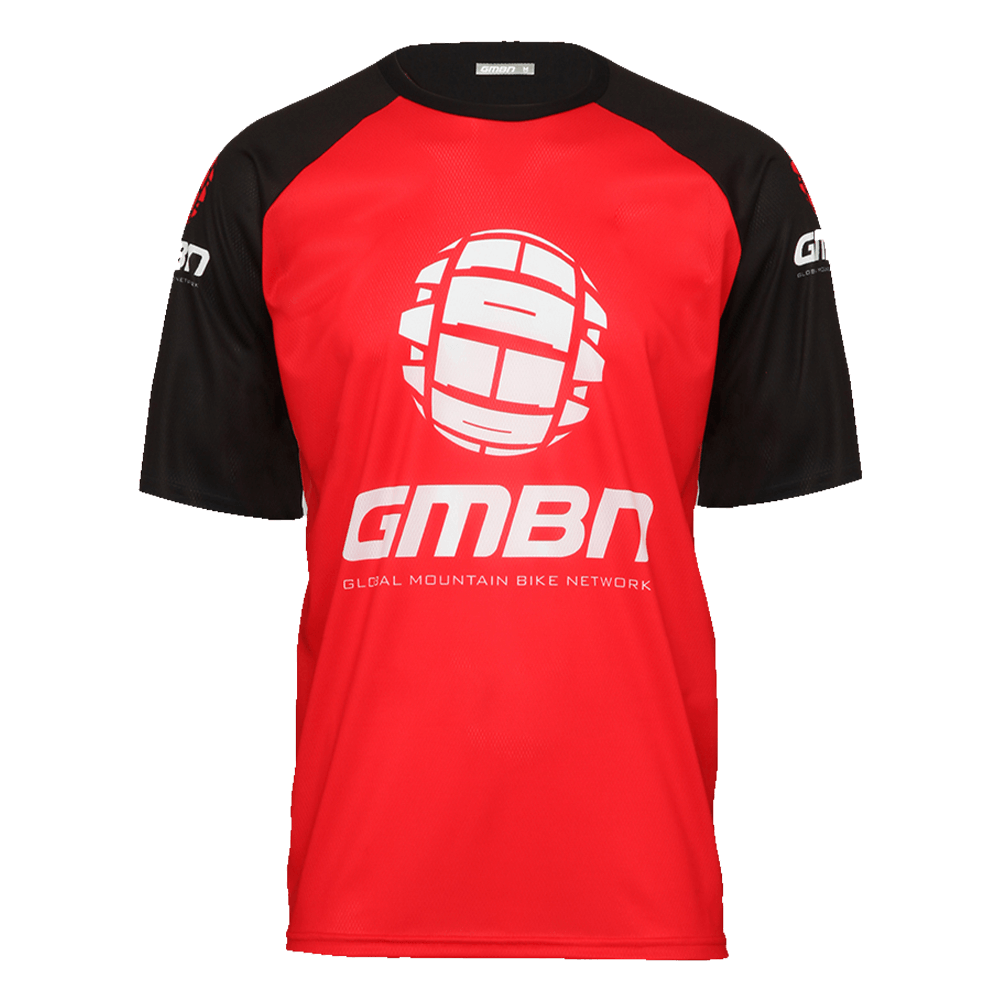 GMBN Park Jersey Short Sleeve - Red & Black