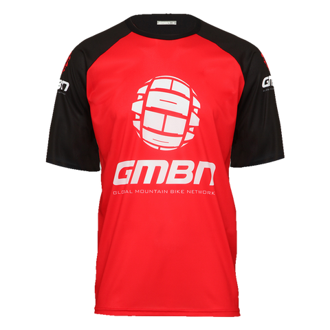 GMBN Park Jersey Short Sleeve - Red & Black