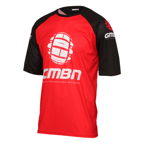 GMBN Park Jersey Short Sleeve - Red & Black