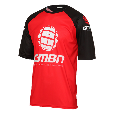 GMBN Park Jersey Short Sleeve - Red & Black