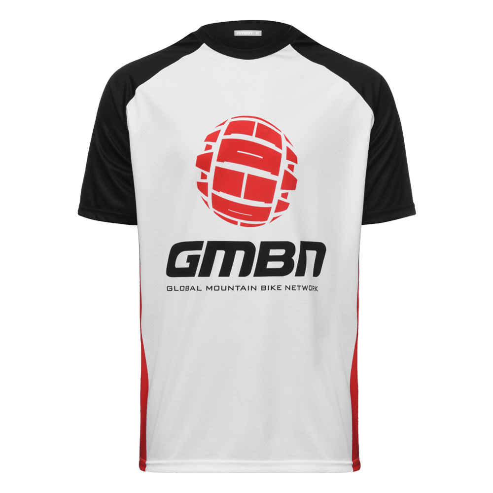 GMBN Park Jersey Short Sleeve - White & Black