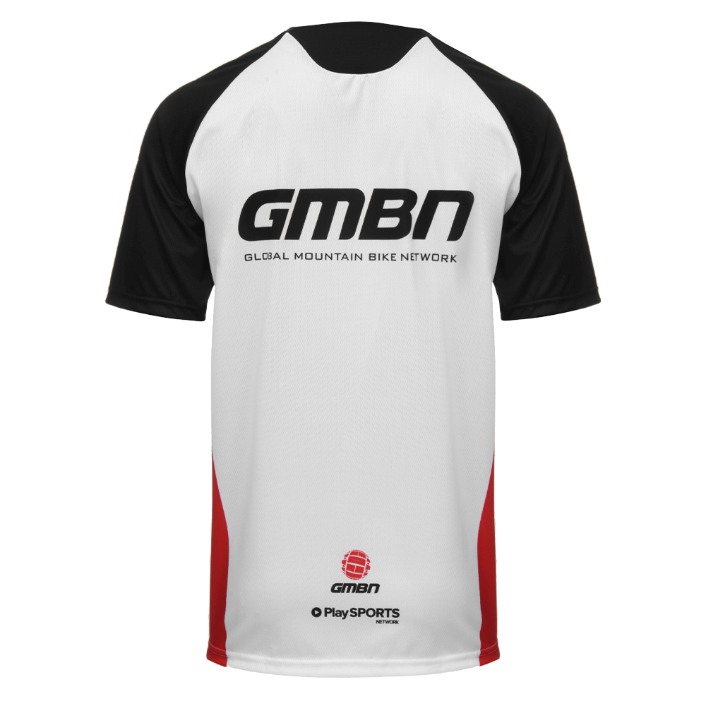 GMBN Park Jersey Short Sleeve - White & Black