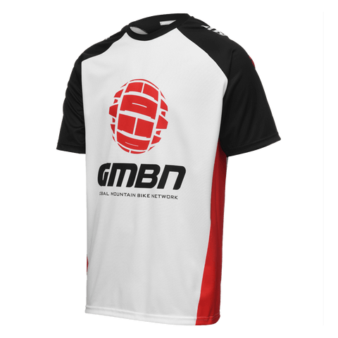 GMBN Park Jersey Short Sleeve - White & Black