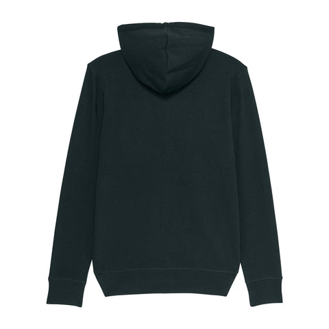 GMBN Label Zip Up Hoodie - Black