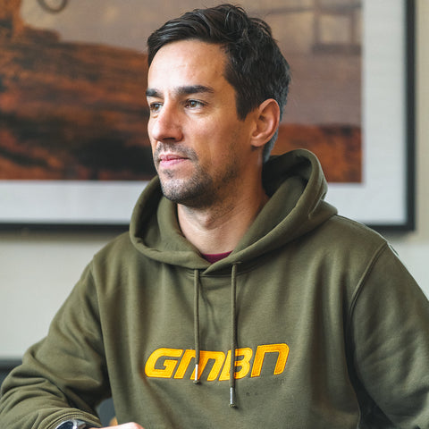 GMBN Embroidered Label Hoodie - Khaki