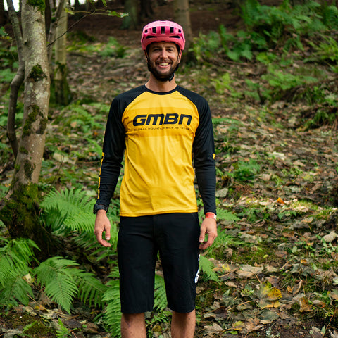 GMBN Descent Jersey Long Sleeve - Yellow